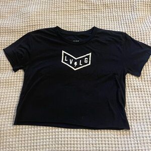 Live Large Small Cropped T-Shirt